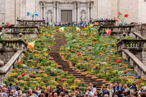 Venez vivre le Temps de Flors au cœur de Gérone